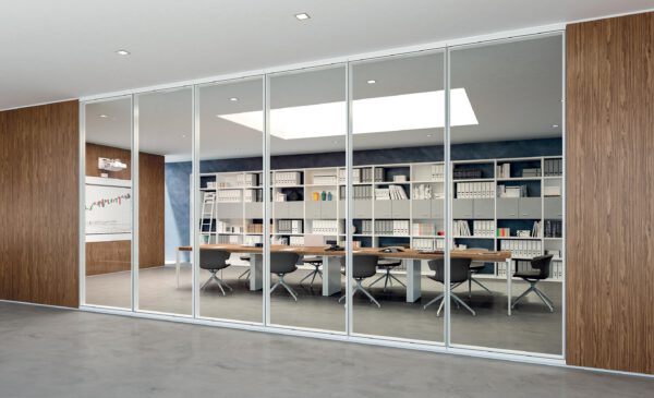 partition single glass